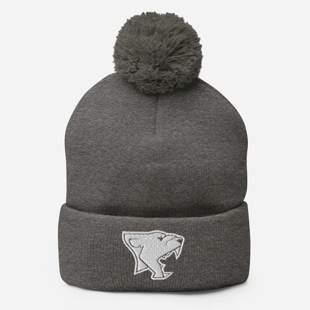 Wildcats OG White Pom-Pom Beanie