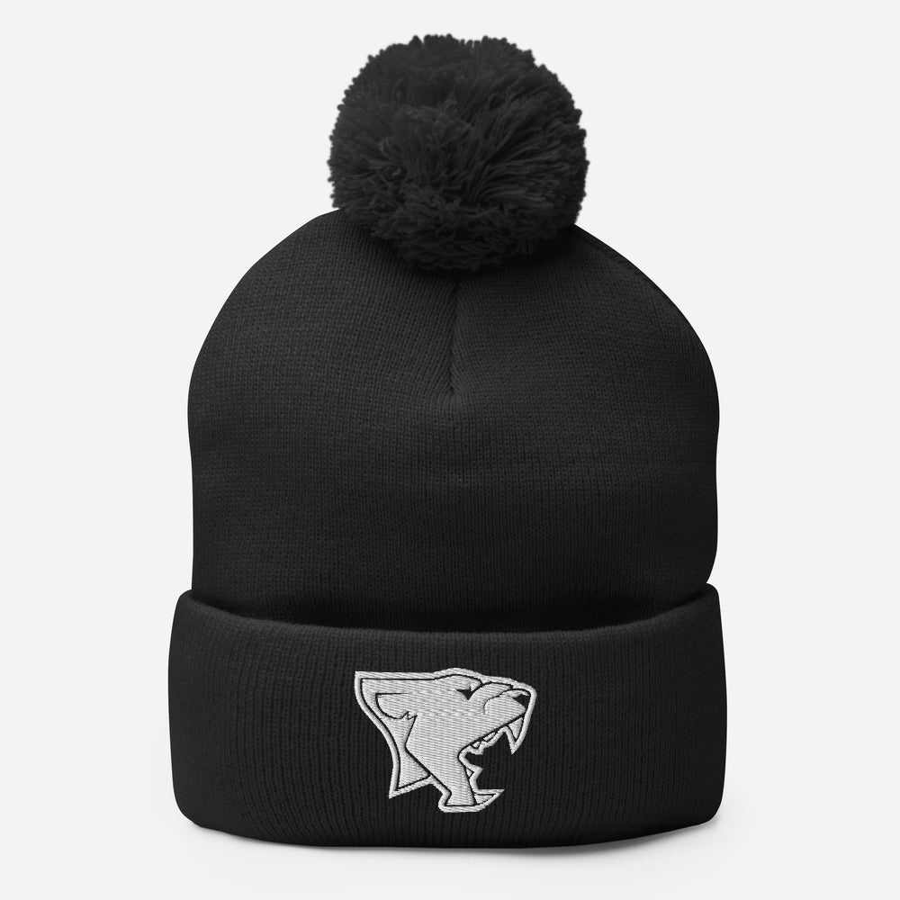 Wildcats OG White Pom-Pom Beanie
