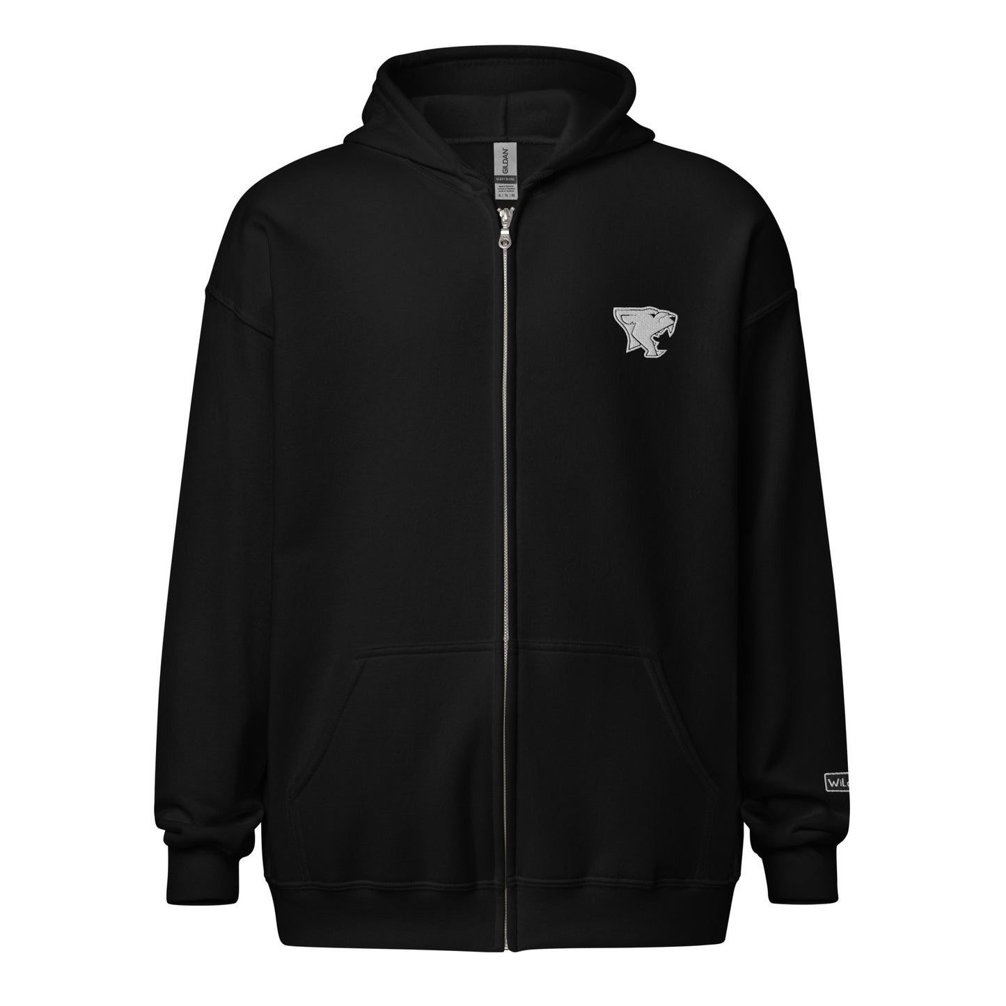 Wildcat Embroidered Zip Hoodie